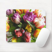 Luxus Spring Tulips Bouquet Mousepad (Mit Mouse)
