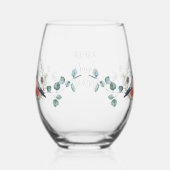 Luxus Spring Wildblume Vogel Rose Garten Nahtlos Weinglas Ohne Stiel (Rechts)