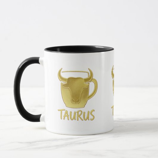 Luxus-Stier-Sternzeichen-Tasse Tasse (Links)