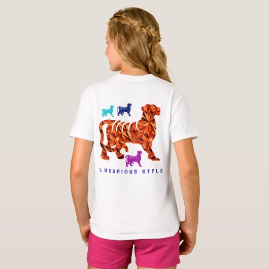 Luxus-Stil T-Shirt (Schwarz voll)