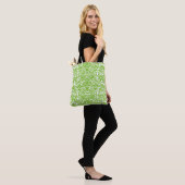 Luxus-Tasche 'Lime Green Botanical' Tasche (Am Model)