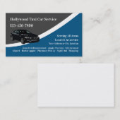Luxus Taxi Service Business Cards Visitenkarte (Vorne/Hinten)