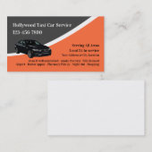 Luxus Taxi Service Business Cards Visitenkarte (Vorne/Hinten)