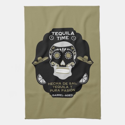 Luxus-Tequila-Geschenk Geschirrtuch (Vertikal)