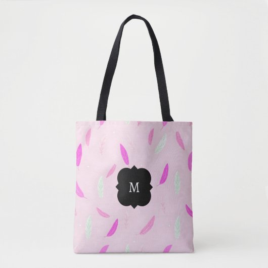 Luxus-Trend-Federn-Boho-Kollektion Tasche (Vorderseite)