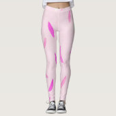 Luxus-Trendy-Feather-Boho-Kollektion Leggings (Vorderseite)