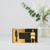 Luxus Trendy Mode hinzufügen Ihren Text Visitenkarte (Stehend Vorderseite)