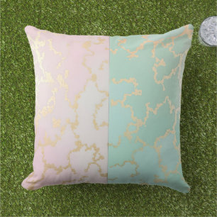 Luxus-Trendy-Roségold-Mint-Gold-Kollektion Kissen