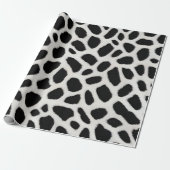 Luxus Trendy White Leopard Elegante Collection Geschenkpapier (Ungerollt)