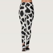 Luxus Trendy White Leopard Elegante Collection Leggings (Rückseite)