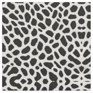 Luxus Trendy White Leopard Elegante Collection Stoff