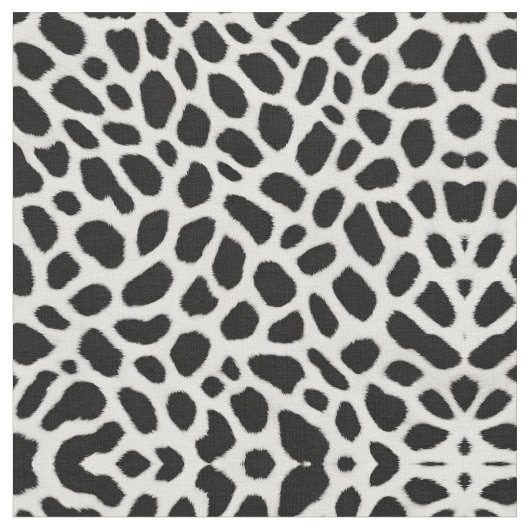 Luxus Trendy White Leopard Elegante Collection Stoff (Nahaufnahme)