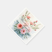 Luxus-Trendy-Wildblumen-Schöne-Kollektion Serviette (Ecke)