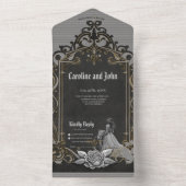 Luxus trifft Romantik All In One Einladung (Innen Boden)