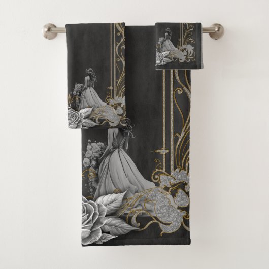 Luxus trifft Romantik. Badhandtuch Set (Insitu)