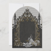 Luxus trifft Romantik Einladung (Rückseite)
