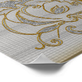 Luxus trifft Romantik. Poster (Ecke)