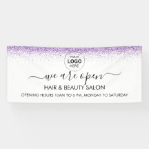 Luxus tropft glitzernd violett Salon
