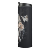 Luxus-Tumbler mit Vogel, Blume, Feathers 1 Thermosbecher (Nach rechts gedreht)