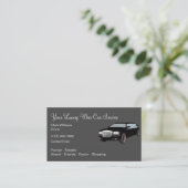 Luxus-Uber-Fahrerkarten Visitenkarte (Stehend Vorderseite)