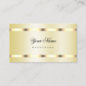 Luxus und Elegantes Gold Effect Design Beruflich Visitenkarte (Vorderseite)