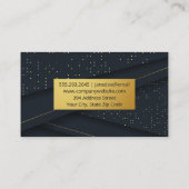 Luxus-Upholstermaterial Visitenkarte (Rückseite)