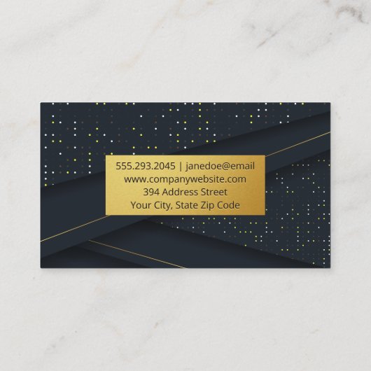 Luxus-Upholstermaterial Visitenkarte (Rückseite)