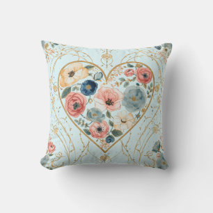 Luxus, Valentinstag, Blumen meines Herzens Kissen