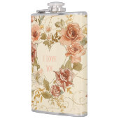 Luxus, Valentinstag, Ich liebe dich , Rosen Flachmann (Links)