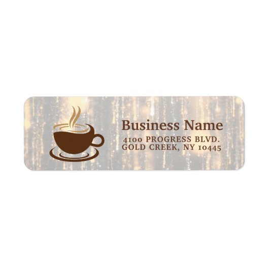 Luxus-Verpackungslabel für Coffeeshops (Vorne)