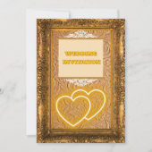 Luxus Vintag Texture Islamic Wedding Einladung (Vorderseite)