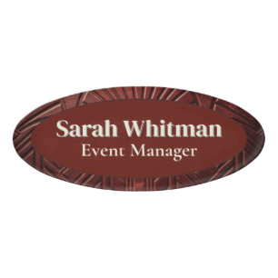 Luxus-Vintage-Burgunder-Wein-Leder-Textur-Kunst Namenschild