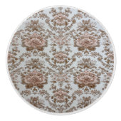 Luxus-Vintage-Imperial-Blumenmuster Keramikknauf (Vorderseite)