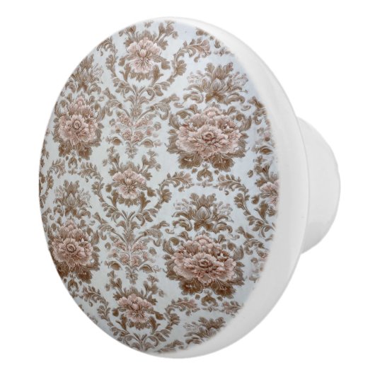 Luxus-Vintage-Imperial-Blumenmuster Keramikknauf (Rechts)