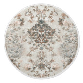 Luxus-Vintage-Imperial-Blumenmuster Keramikknauf (Vorderseite)