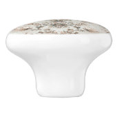 Luxus-Vintage-Imperial-Blumenmuster Keramikknauf (Seitenansicht)