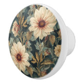 Luxus-Vintage-Indira-Blumenmuster Keramikknauf (Rechts)