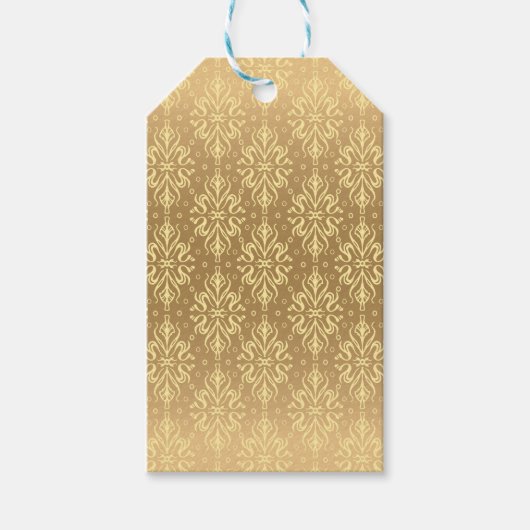 Luxus-Vintage-Muster 2 Geschenkanhänger (Vorderseite)