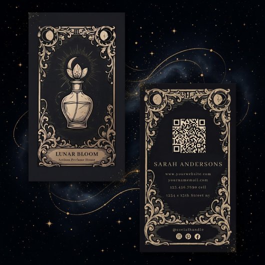 Luxus Vintage Parfüm | Celestial A Visitenkarte