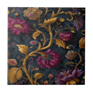 Luxus Vintage Royal Safran Fliese