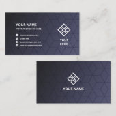 Luxus-Visitenkarte für Ihr Unternehmen Visitenkarte (Vorne/Hinten)