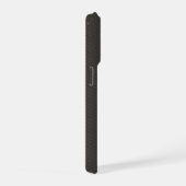 Luxus-Warme-Holzkohle-Streifen iPhone Hülle (Rechte Seite)