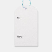 Luxus Weihnachtsgeschenk Tag Geschenkanhänger (Rückseite)