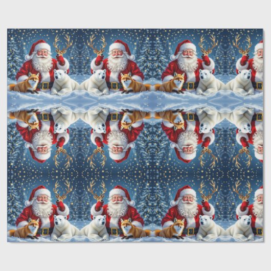 Luxus-Weihnachtsgeschenk Verpackungspapier Geschenkpapier (Flach)