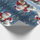Luxus-Weihnachtsgeschenk Verpackungspapier Geschenkpapier (Ecke)