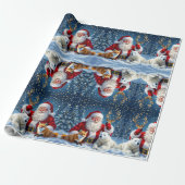 Luxus-Weihnachtsgeschenk Verpackungspapier Geschenkpapier (Ungerollt)
