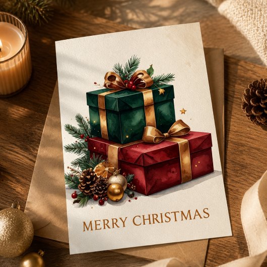 Luxus-Weihnachtsgeschenke Frohe Weihnachten Urlaub