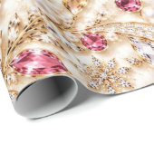 Luxus-Weihnachtspapier Ruby Geschenkpapier (Rolleneckpunkt)