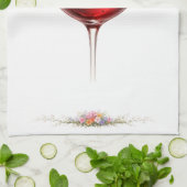 Luxus-Weinglas-Spritzbadetuch Geschirrtuch (Gefaltet)
