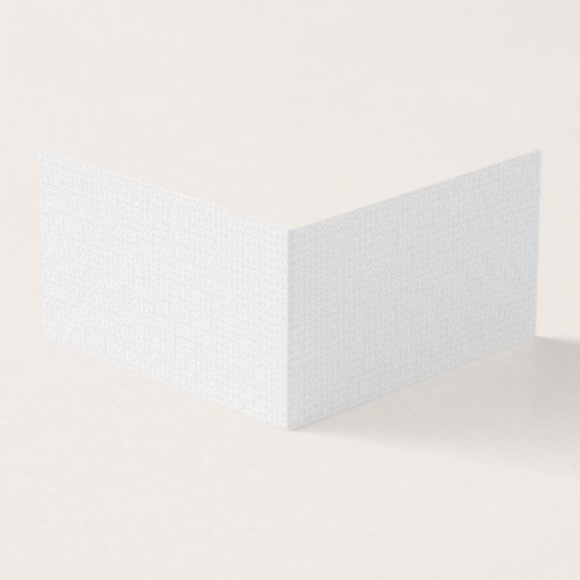 Luxus-Weiß-Monogramm-Aktenordner-Set Visitenkarten (Vorderseite)
